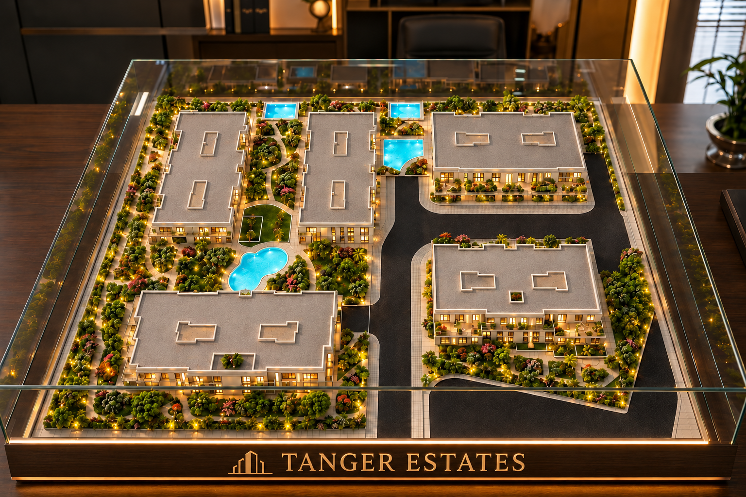 Maquette résidentielle de luxe TANGER ESTATES